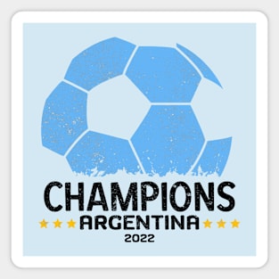 Argentina Football Champions 2022 Magnet